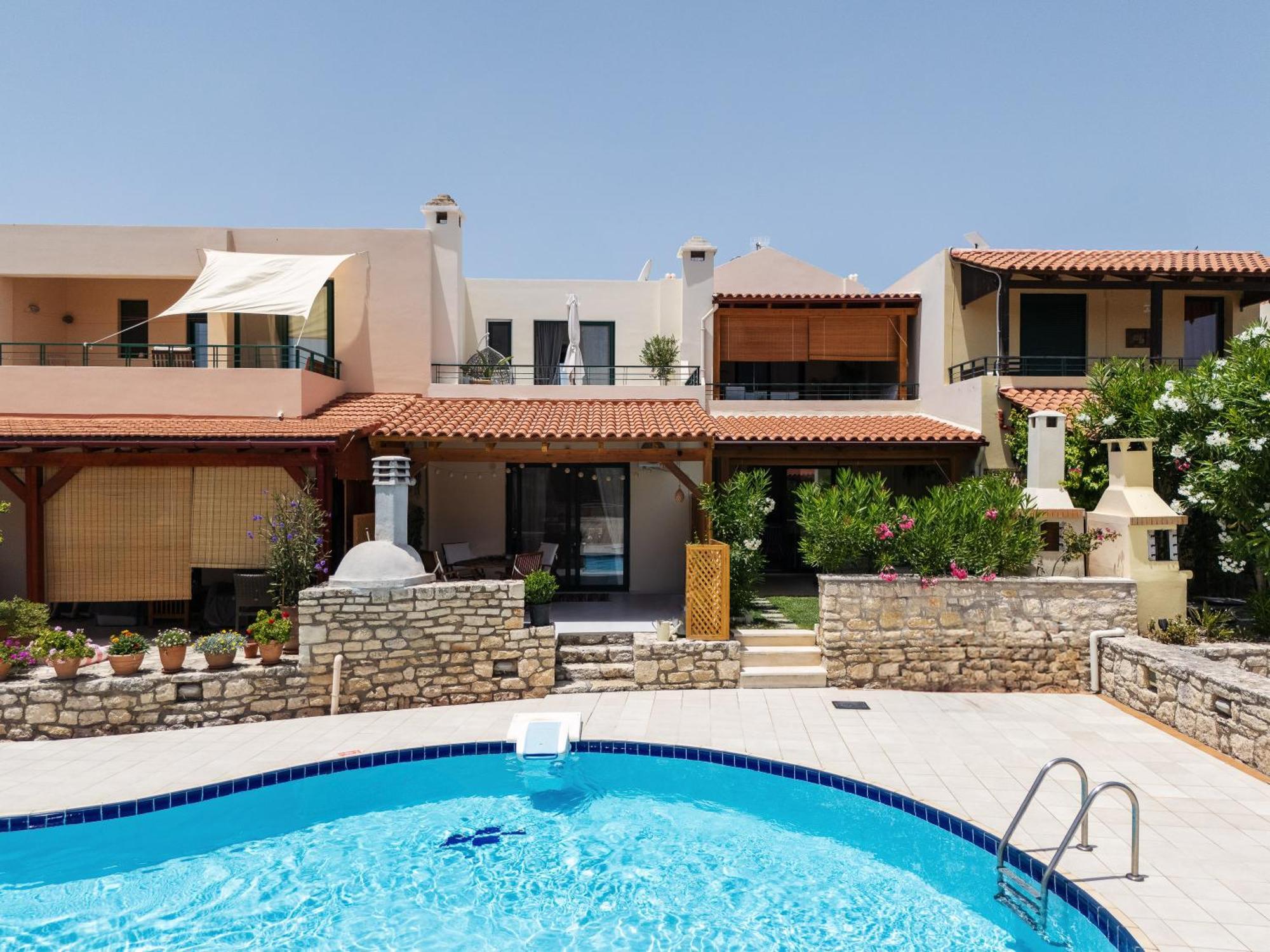 Aurora Summerhouse Villa Asproulianoi ภายนอก รูปภาพ